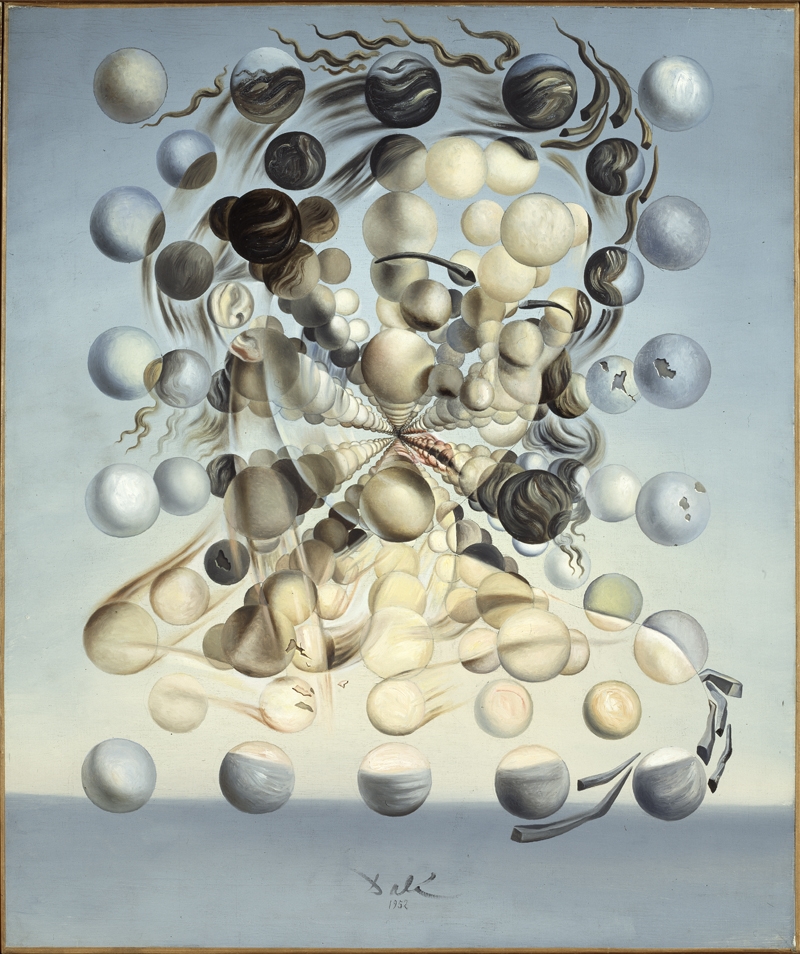 La toile de Salvador Dalí : Gala&nbsp;Placidia