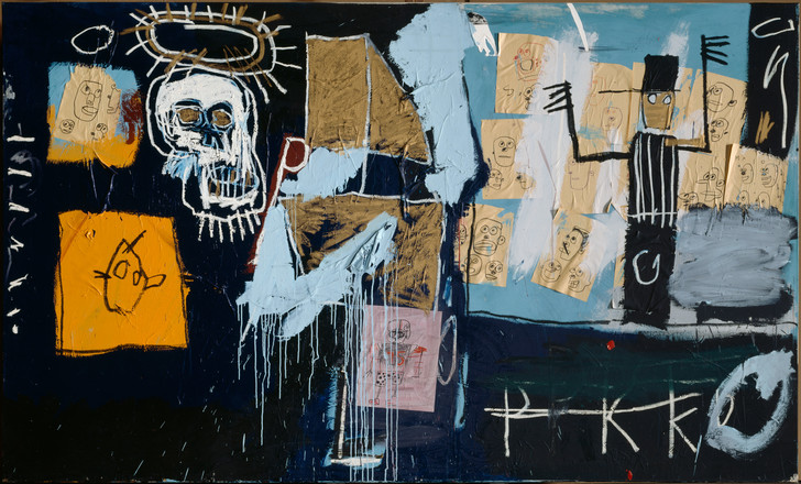 La Toile de Jean-Michel Basquiat : Slave&nbsp;Auction
